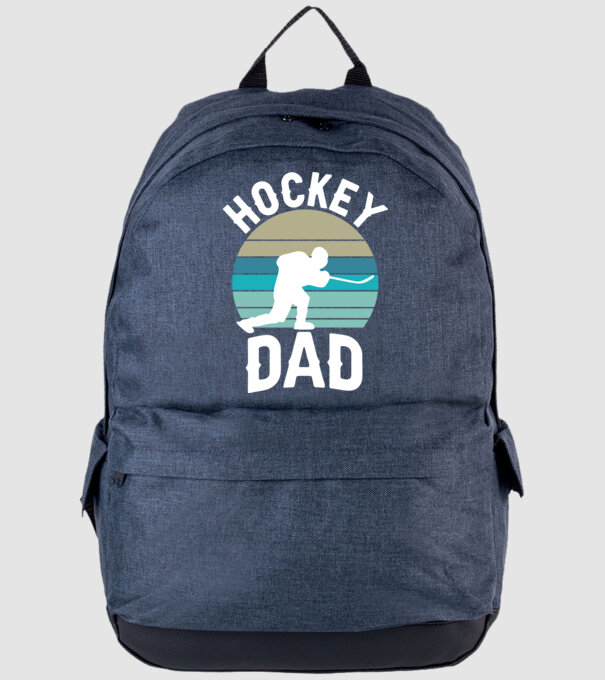 Hockey dad model albastru jeanși pe tricou