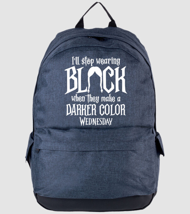  ill stop wearing black model albastru jeanși pe tricou