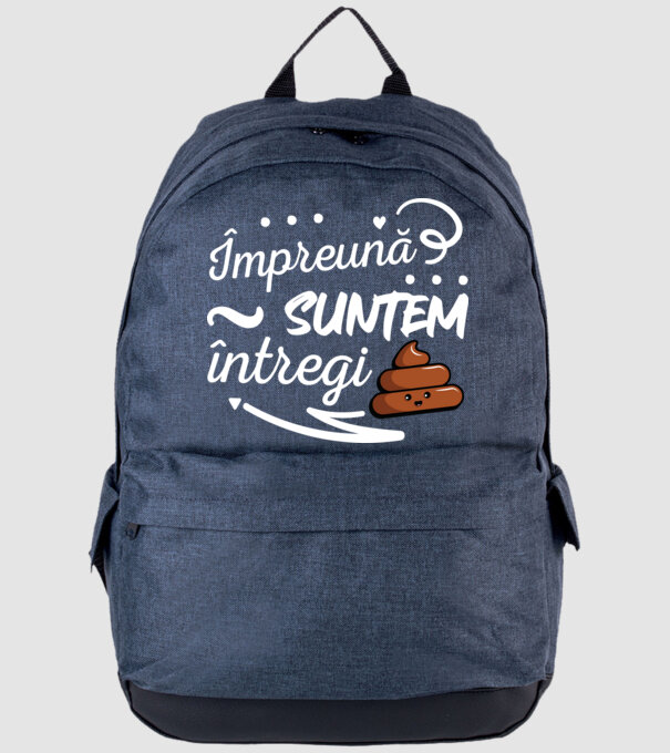 Împreună suntem întregi! model albastru jeanși pe tricou