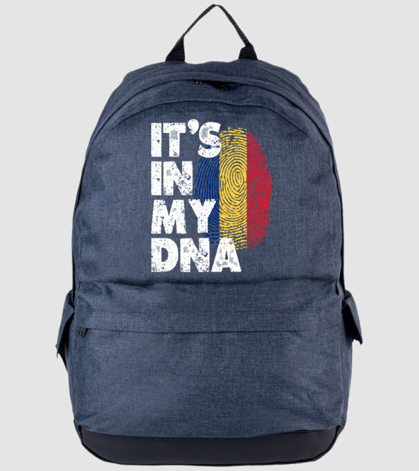 its in my dna model albastru jeanși pe tricou