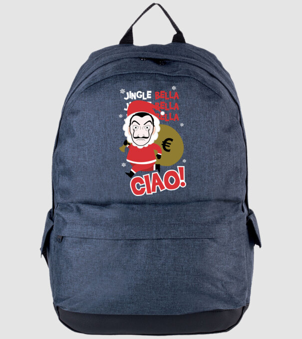 jingle bella christmas la casa de papel model albastru jeanși pe tricou