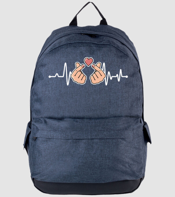 Kpop heartbeat model albastru jeanși pe tricou