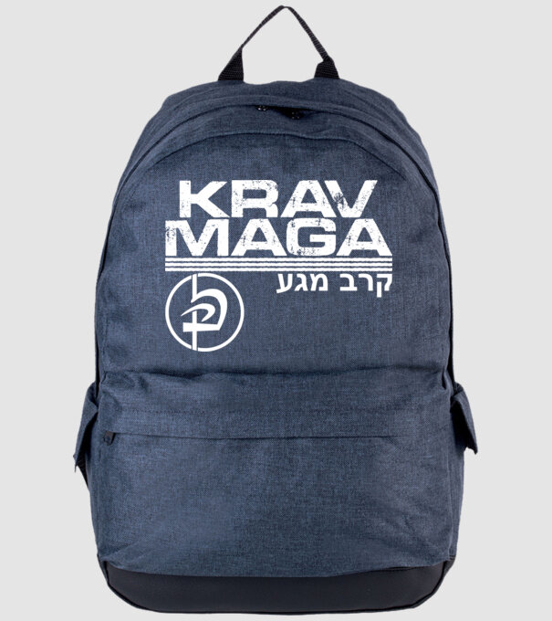 Krav Maga model albastru jeanși pe tricou