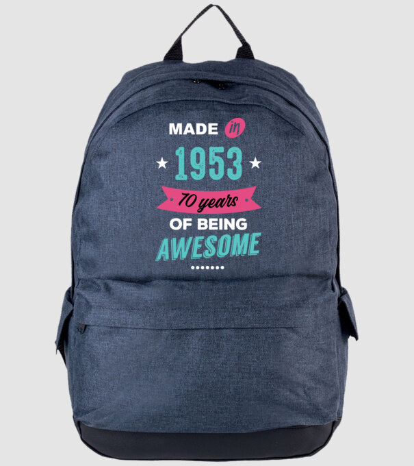 MADE IN 1953 model albastru jeanși pe tricou