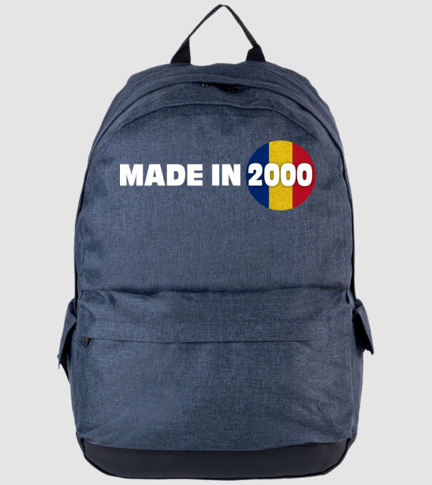 Made in 2000 model albastru jeanși pe tricou