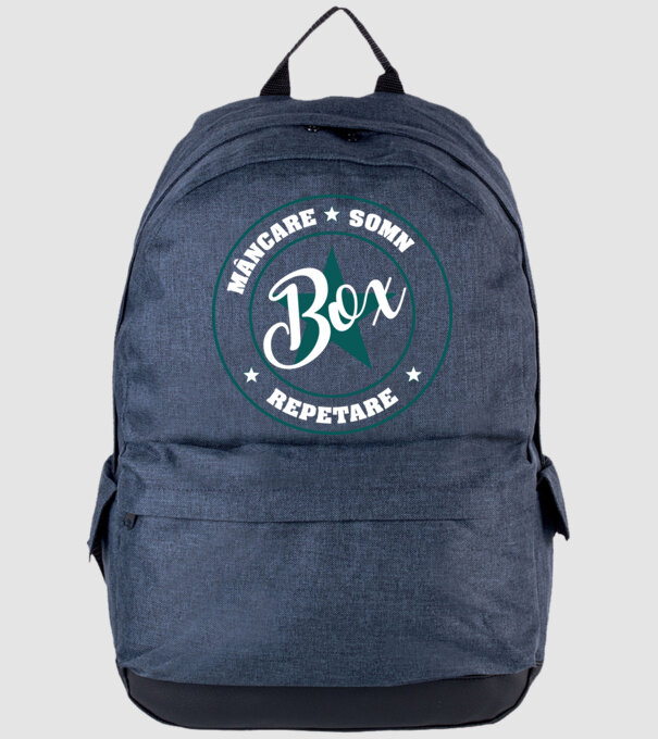 mâncare somn box reluare model albastru jeanși pe tricou