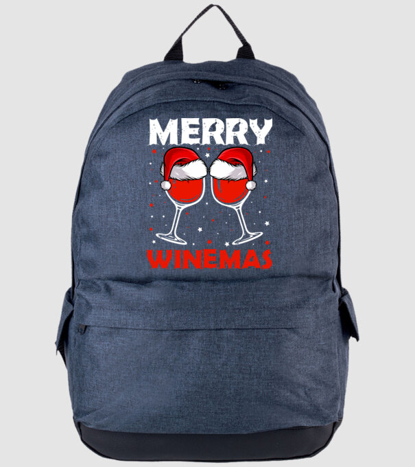 Merry winemas model albastru jeanși pe tricou
