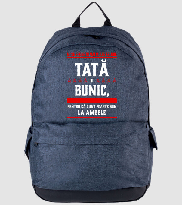 mi se spune în mai multe feluri: tată și bunic, pentru că sunt foarte bun la ambele model albastru jeanși pe tricou