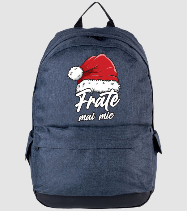frate mai mic Santa Hat model albastru jeanși pe tricou