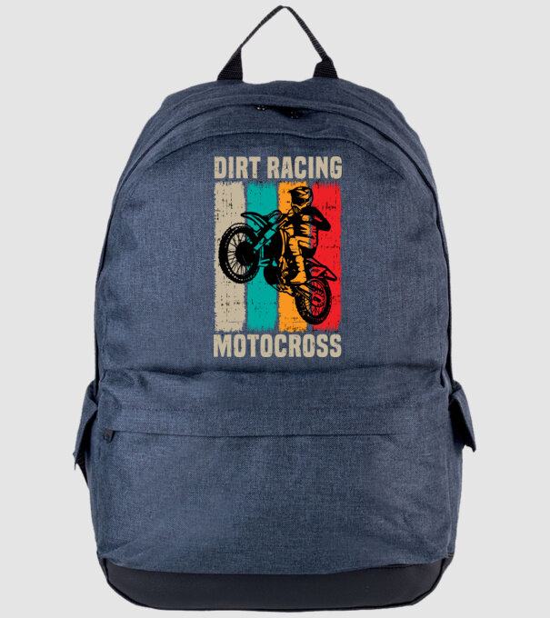 motocross model albastru jeanși pe tricou