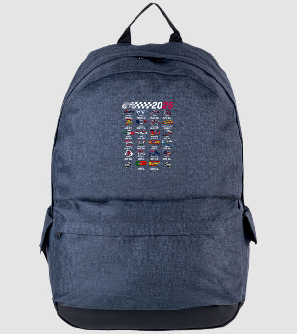 MOTOGP 25 CALENDAR Negru model albastru jeanși pe tricou