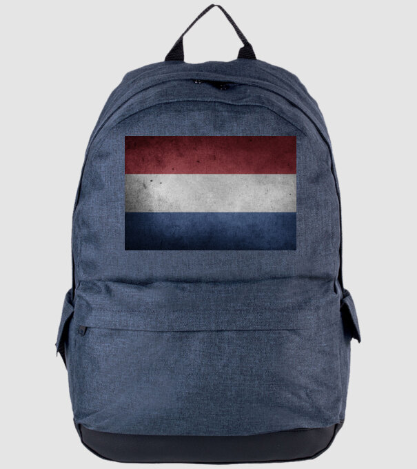 NETHERLANDS model albastru jeanși pe tricou