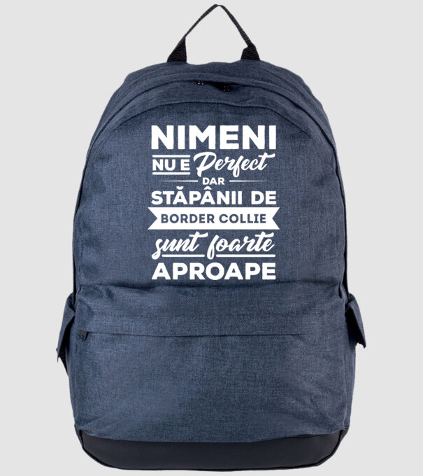 nimeni nu e perfect, dar stăpânii de border collie sunt foarte aproape model albastru jeanși pe tricou