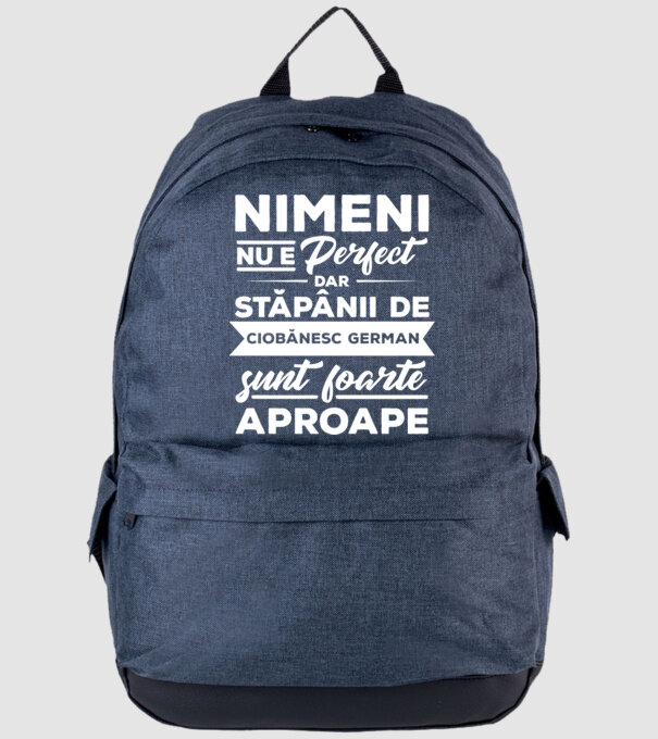 nimeni nu e perfect, dar stăpânii de ciobănesc german sunt foarte aproape model albastru jeanși pe tricou