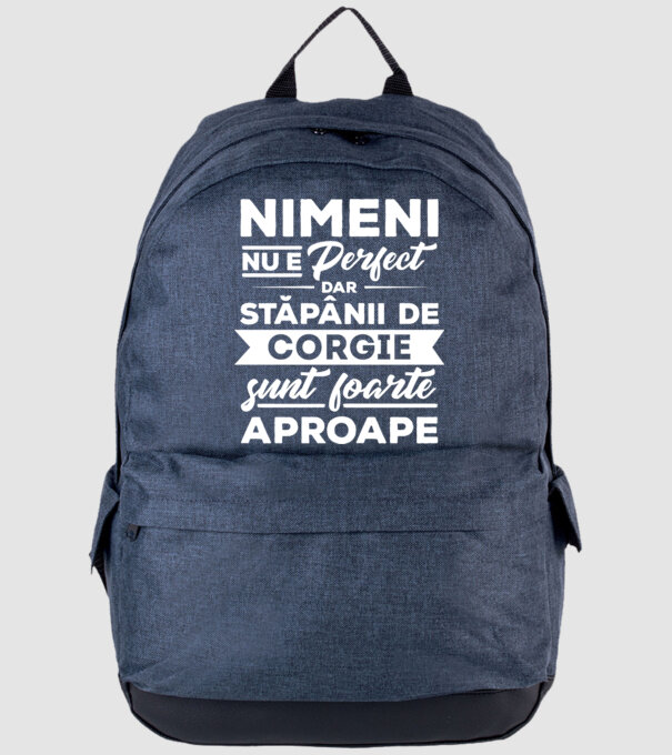 nimeni nu e perfect, dar stăpânii de corgie sunt foarte aproape model albastru jeanși pe tricou