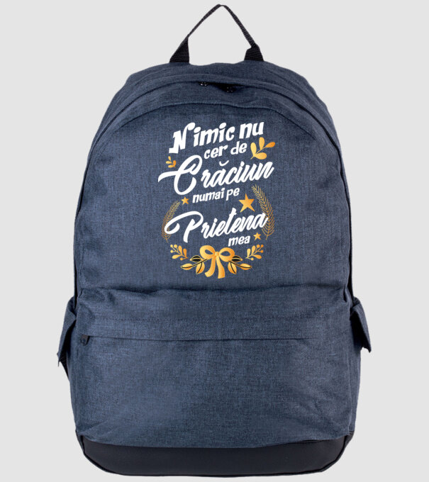 nimic nu cer de Crăciun, numai pe prietena mea model albastru jeanși pe tricou