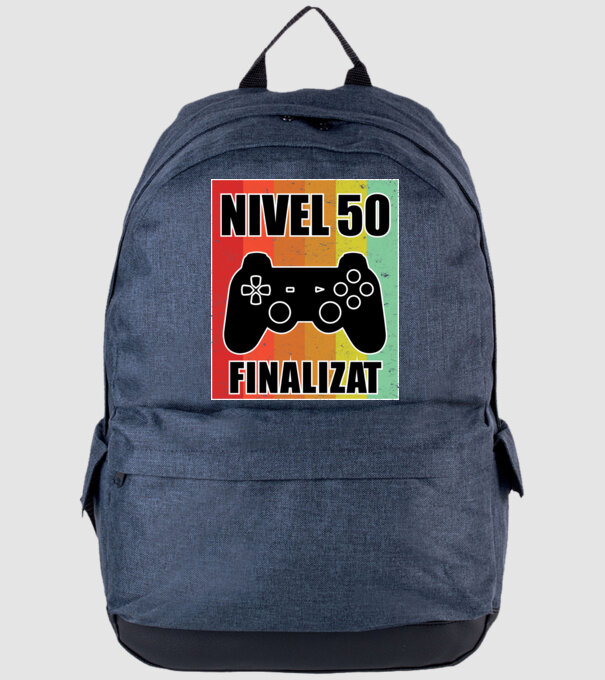 Nivel 50 finalizat model albastru jeanși pe tricou