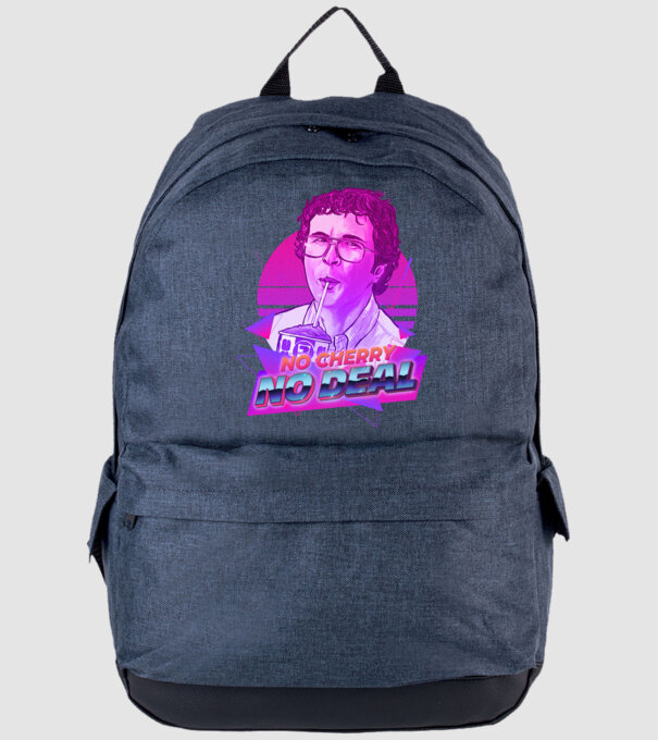 no cherry no deal stranger things model albastru jeanși pe tricou