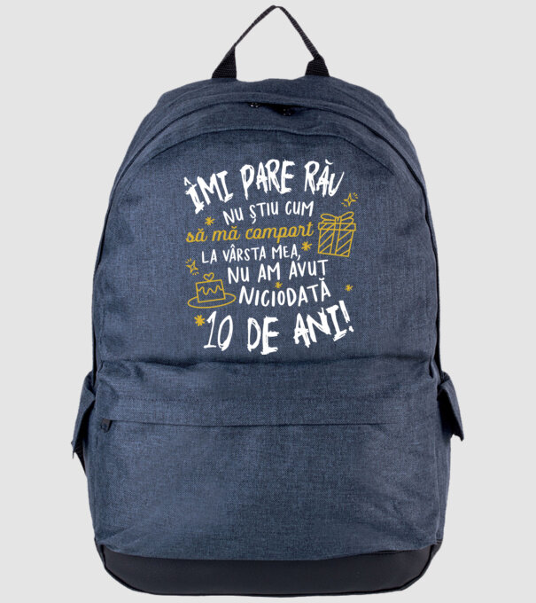 Nu am avut niciodată 10 de ani model albastru jeanși pe tricou