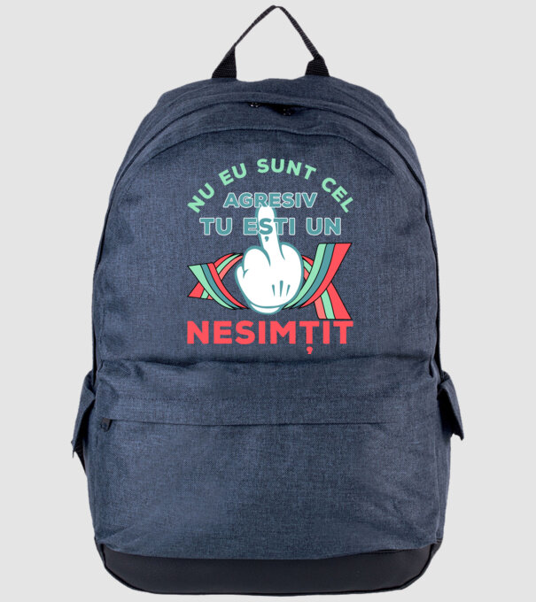nu eu sunt cel agresiv, tu ești un nesimțit model albastru jeanși pe tricou