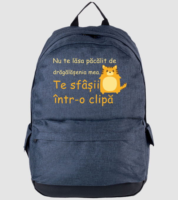 nu te lăsa păcălit de drăgălășenia mea. te sfâșii într-o clipă model albastru jeanși pe tricou
