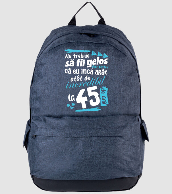 Nu trebuie să fii gelos 45 de ani model albastru jeanși pe tricou
