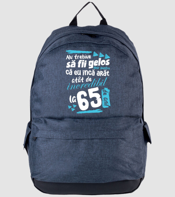 Nu trebuie să fii gelos 65 de ani model albastru jeanși pe tricou