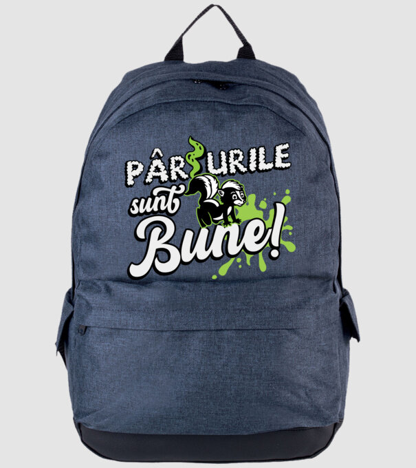 Pârțurile sunt bune model albastru jeanși pe tricou