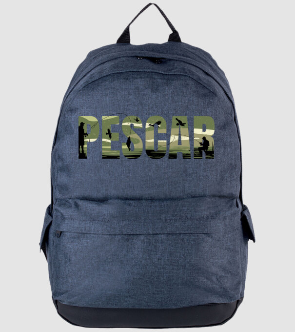PESCAR model albastru jeanși pe tricou