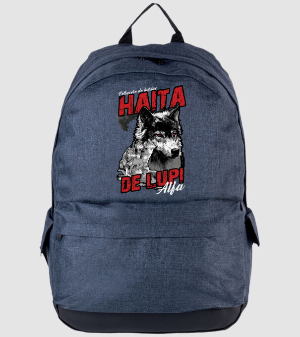 Petrecere de burlac - haită de lupi masculi alfa model albastru jeanși pe tricou