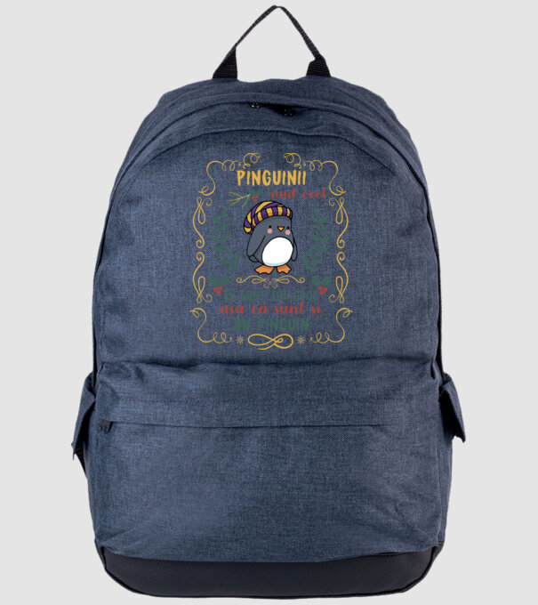 pinguinii sunt cool, eu sunt tot cool așa că sunt și un pinguin model albastru jeanși pe tricou