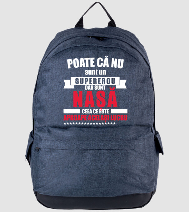 Poate că nu sunt un supererou, dar sunt nașă, ceea ce este aproape același lucru model albastru jeanși pe tricou