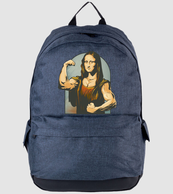 Pumped Mona model albastru jeanși pe tricou
