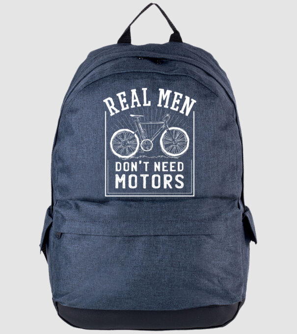 real man dont need motors model albastru jeanși pe tricou