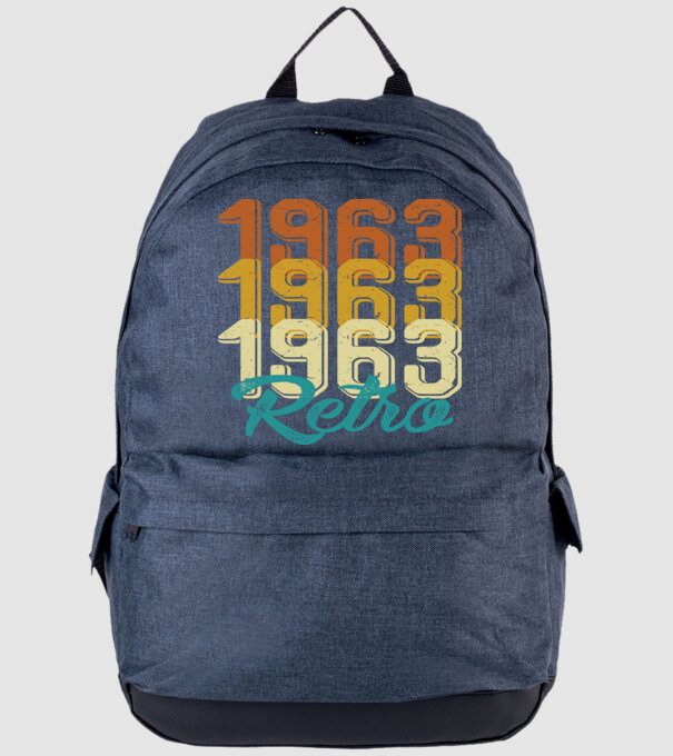 Retro 1963 model albastru jeanși pe tricou