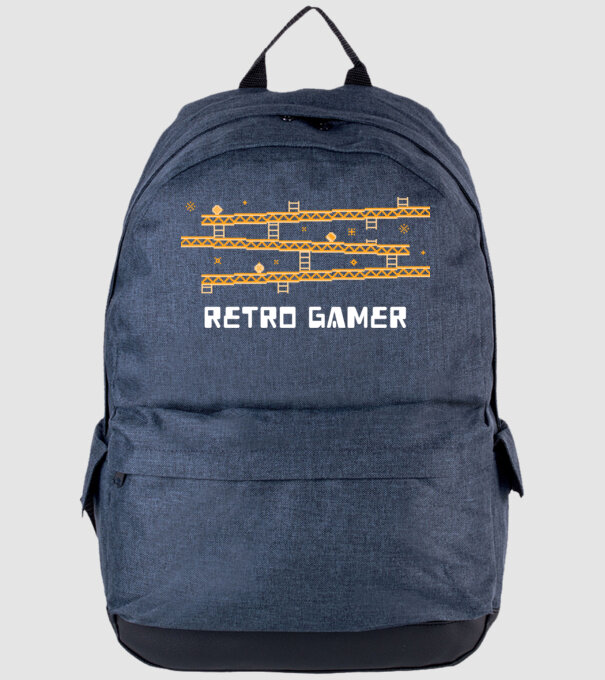 Retro gamer 2 model albastru jeanși pe tricou