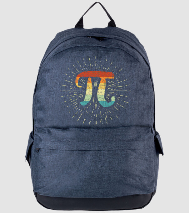 Retro Pi model albastru jeanși pe tricou