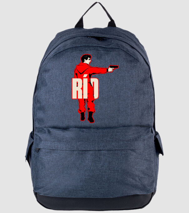 rio la casa de papel model albastru jeanși pe tricou