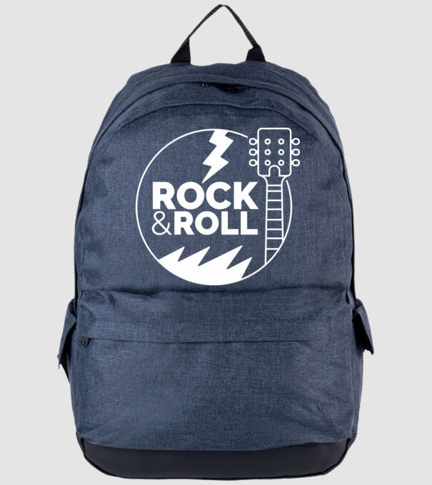 Rock n roll model albastru jeanși pe tricou