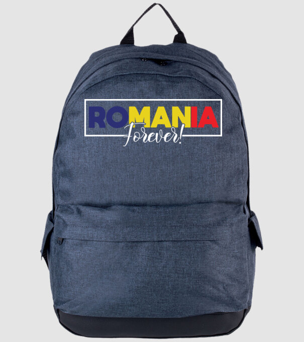 Romania forever model albastru jeanși pe tricou