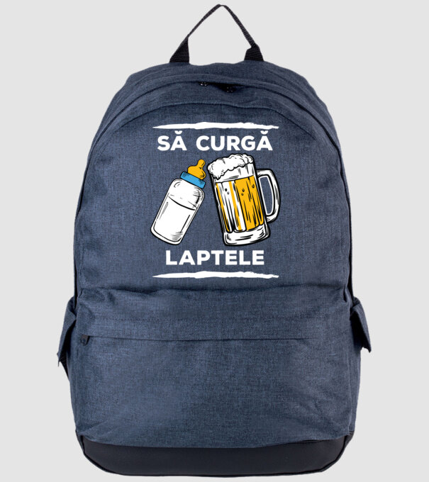 să curgă laptele! model albastru jeanși pe tricou
