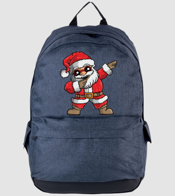 Santa dab model albastru jeanși pe tricou