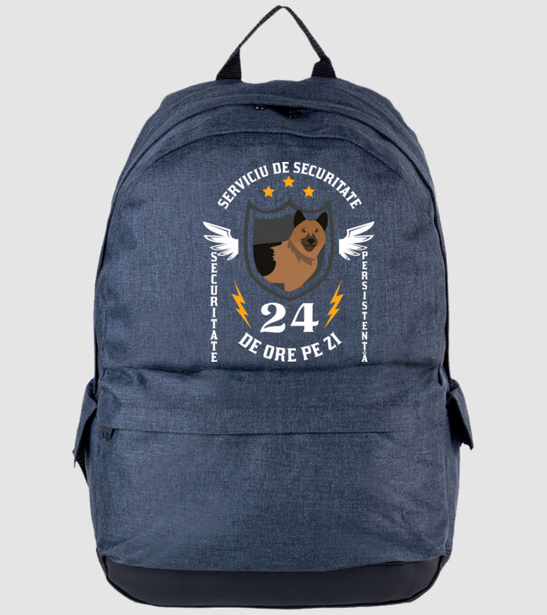 serviciu de securitate - securitate - persistență - 24 de ore pe zi model albastru jeanși pe tricou