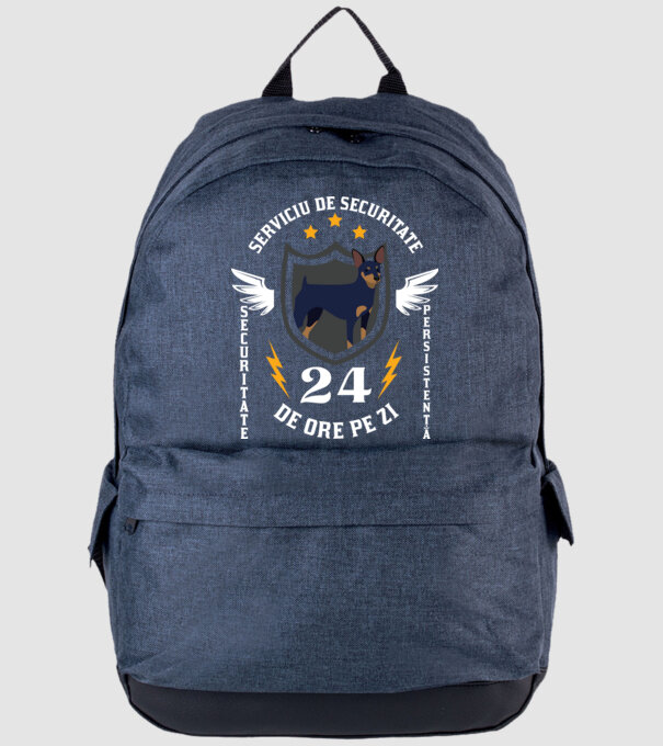 serviciu de securitate - securitate - persistență - 24 de ore pe zi model albastru jeanși pe tricou