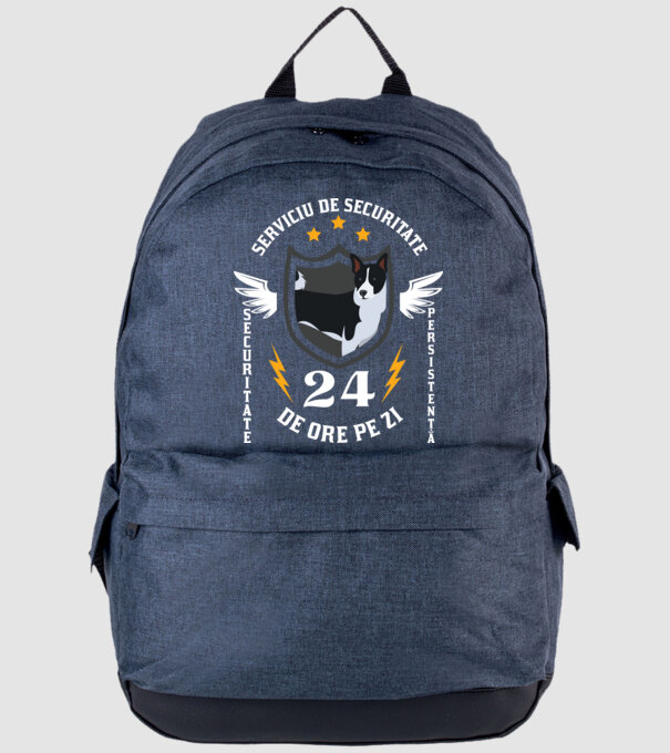 serviciu de securitate - securitate - persistență - 24 de ore pe zi model albastru jeanși pe tricou