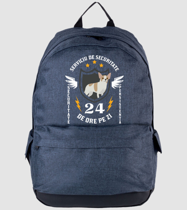 serviciu de securitate - securitate - persistență - 24 de ore pe zi model albastru jeanși pe tricou