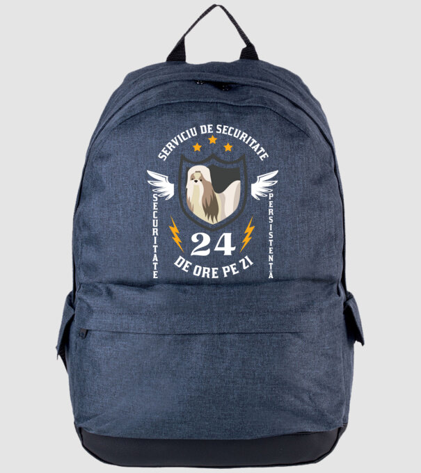 serviciu de securitate - securitate - persistență - 24 de ore pe zi model albastru jeanși pe tricou