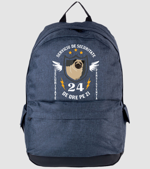 serviciu de securitate - securitate - persistență - 24 de ore pe zi model albastru jeanși pe tricou