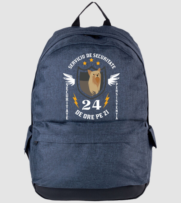 serviciu de securitate - securitate - persistență - 24 de ore pe zi model albastru jeanși pe tricou