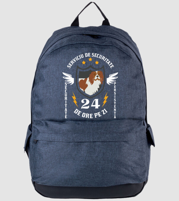 serviciu de securitate - securitate - persistență - 24 de ore pe zi model albastru jeanși pe tricou